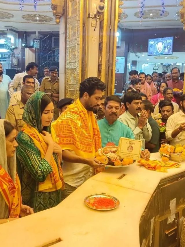 Katrina Kaif And Vicky Kaushal S Visit To Siddhivinayak Temple Spark