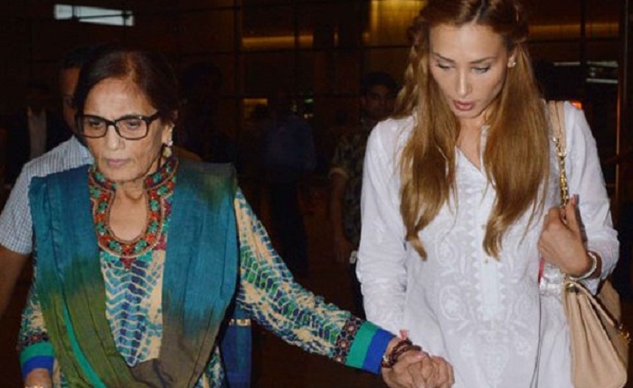 Salman Khan and His Mom Spotted With Lulia Vantur at Airport