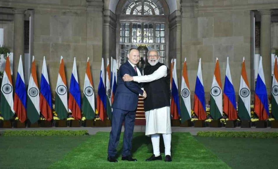 Russian President Putin in #India for 1 day visit