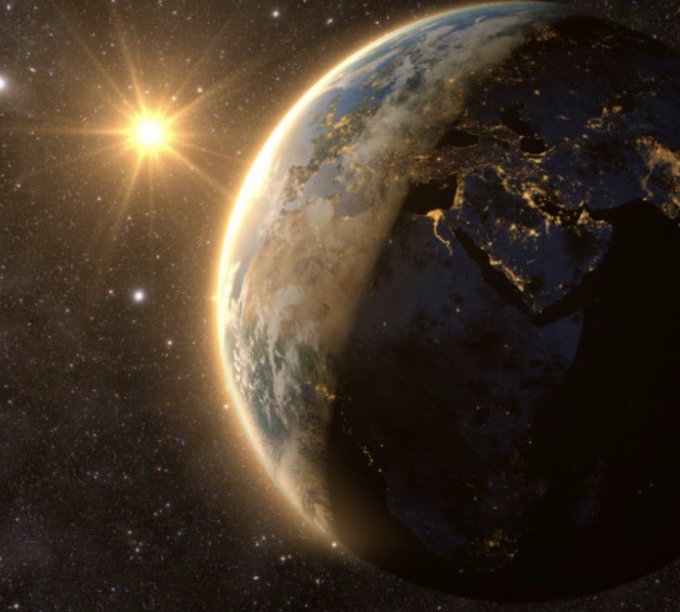 Earth spinning faster