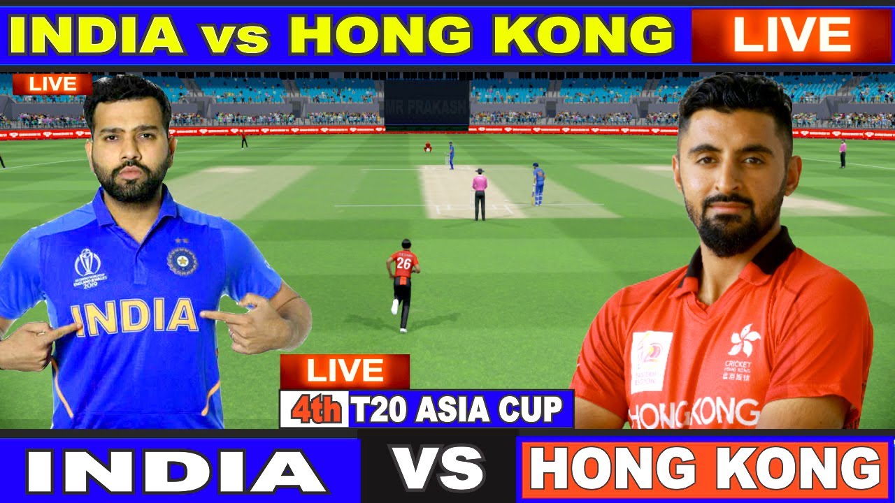 🔴 Live: IND Vs HK 4th T20I, Dubai | Live
