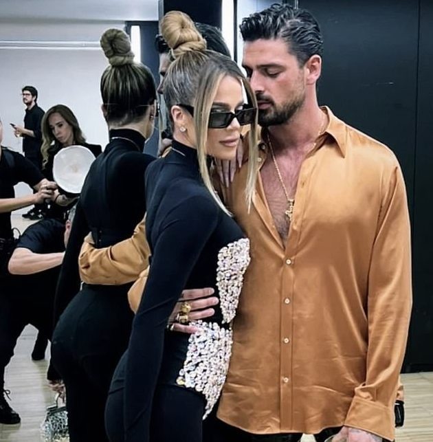 Khloe Kardashian pictured cosying with Italian actor Michele Morrone Khloe Kardashian pictured cosying with Italian actor Michele Morrone