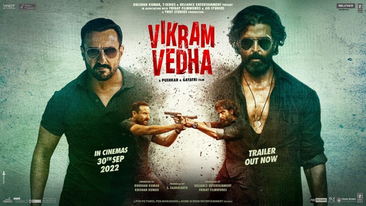 Video: 'Vikram Vedha' Official Trailer: Hrithik Roshan, Saif Ali Khan, Pushkar & Gayatri starrer