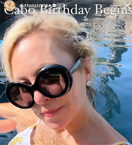 Sutton Stracke Kicks Off Her Cabo Birthday in an Adorable Seahorse Bikini
