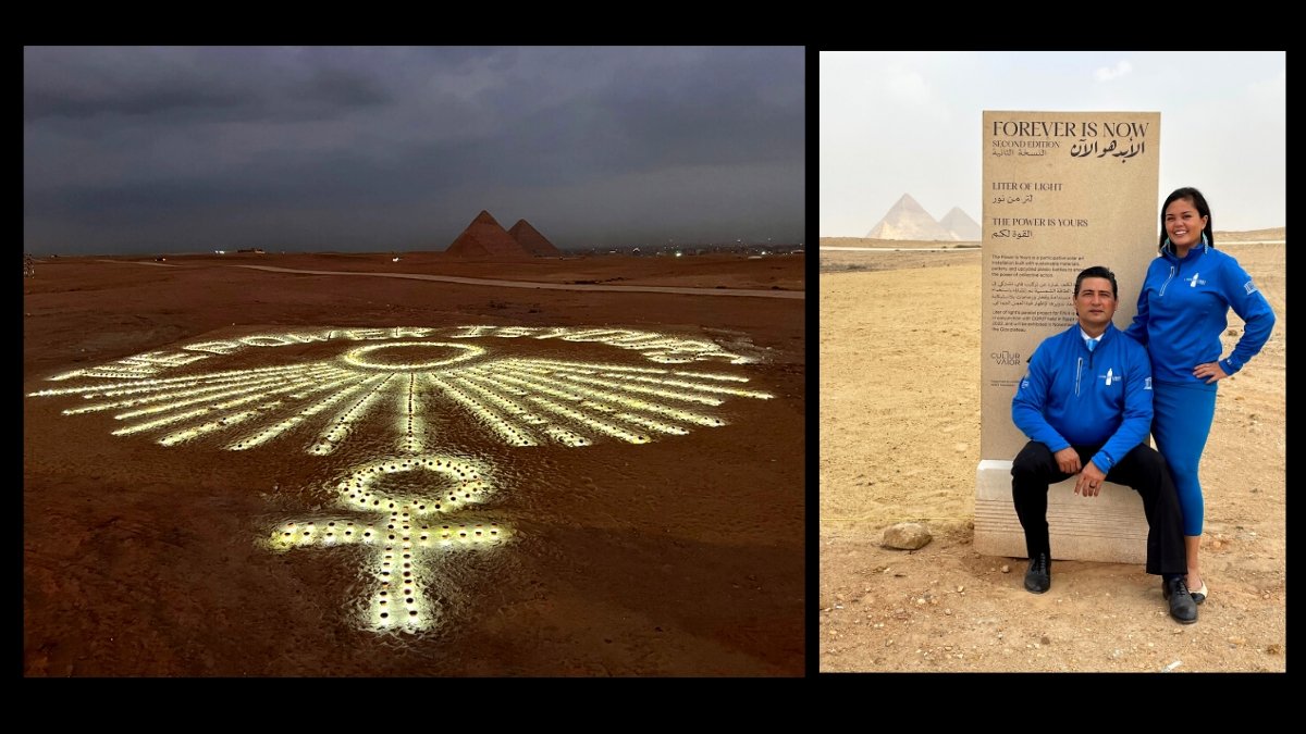 UAE Environmental Project Is One Of 12 International Artists Exhibiting At The Pyramids Of Giza