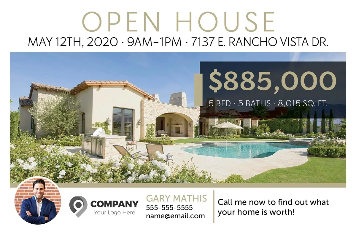 Open House Postcards