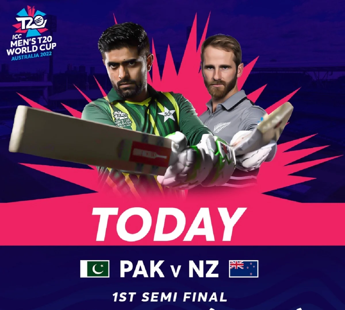 Pakistan vs New Zealand WC 2022 Semifinal live PTV Sports, Daraz App