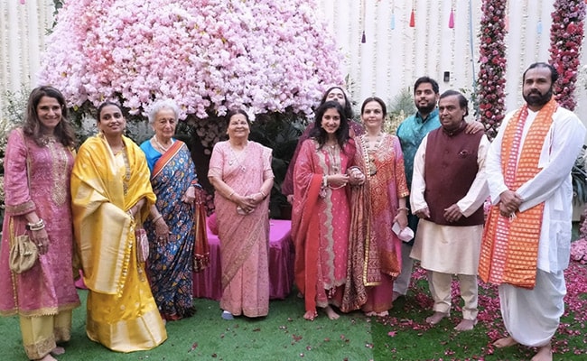 Pics: Anant Ambani Gets Engaged To Radhika Merchant