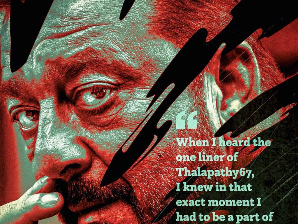 Sanjay Dutt signs for 'Thalapathy67' starring Tamil superstar Vijay