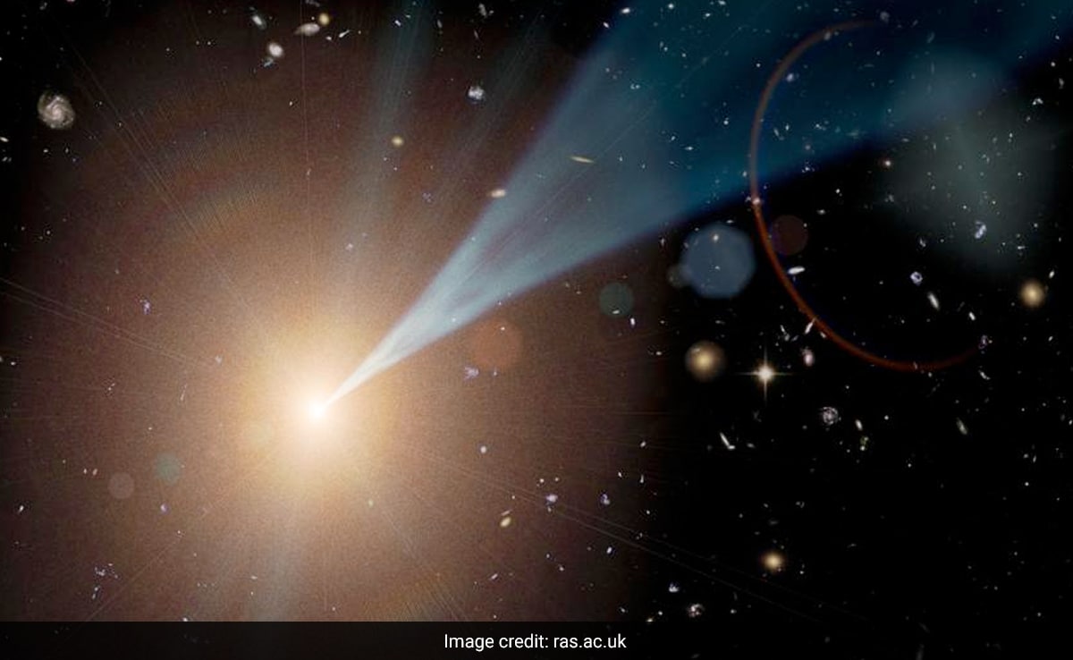 A Supermassive Blackhole Is Pointing Directly At Earth And Sending Powerful Radiation