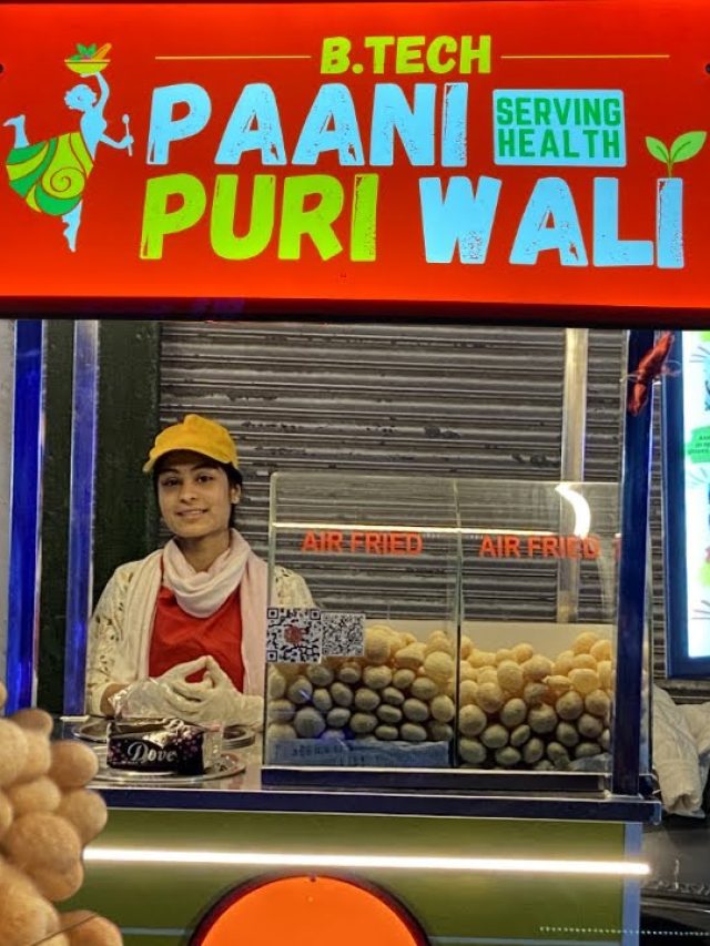 Pics: BTech Pani Puri Wali a 21-year-old entrepreneur