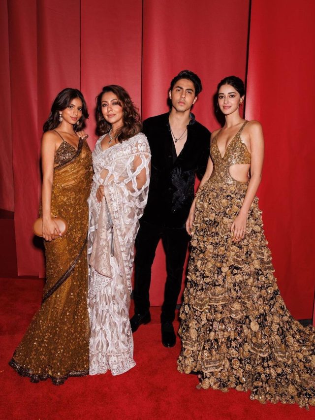 Gauri Khan, Suhana, Aryan and Ananya Panday dazzle with Penelope Cruz at culture event