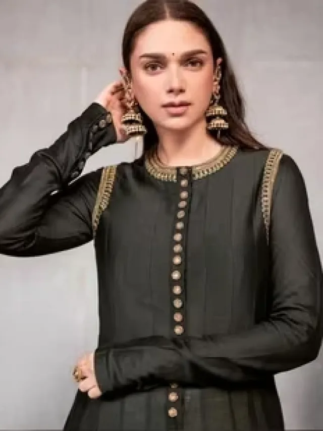 Aditi Rao Hydari dazzles in a royal Anarkali suit – PICS