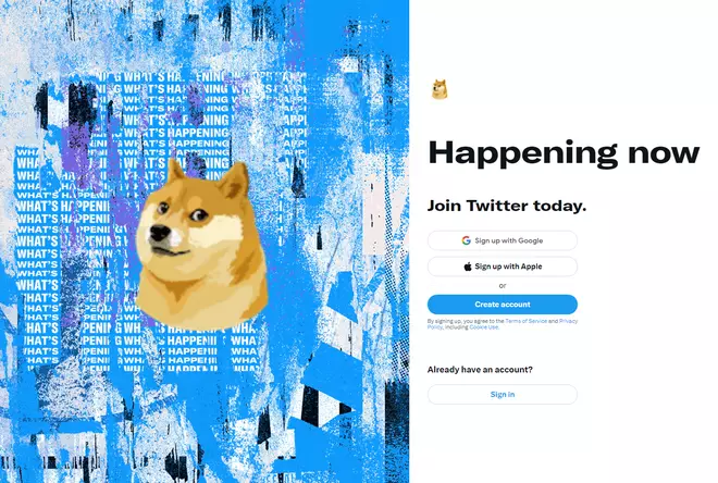 Twitter surprises users with a Doge logo and Elon Musk joins the fun
