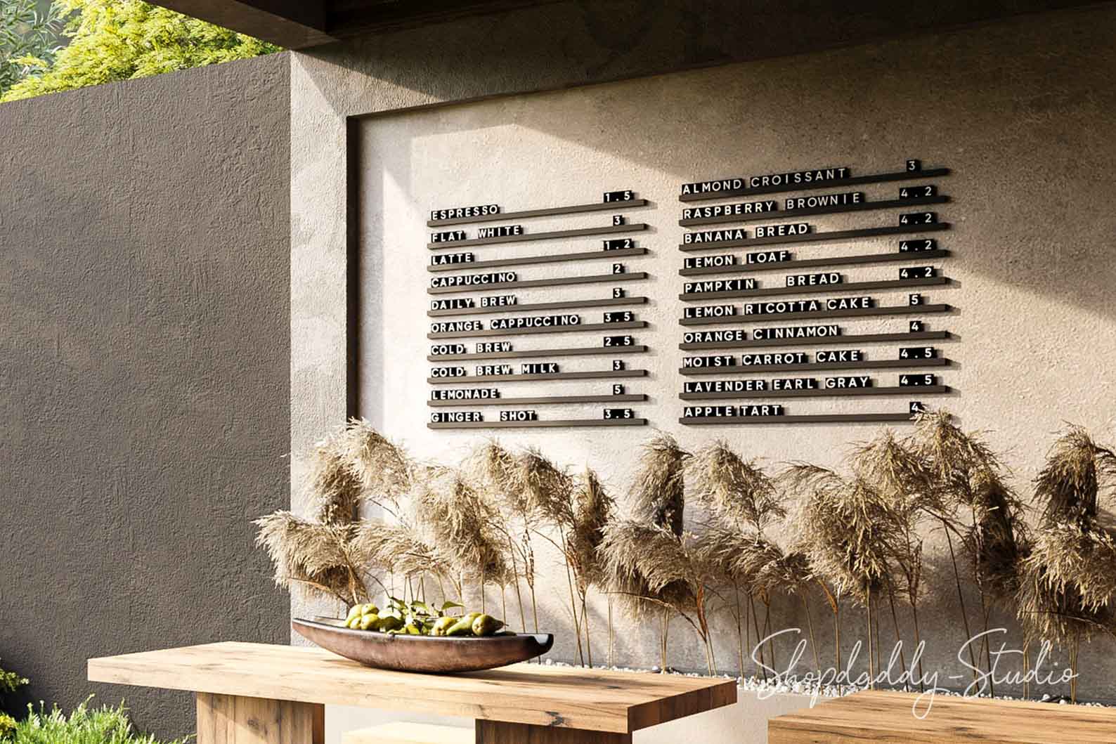 Hanging Menu Boards for Coffee Shops