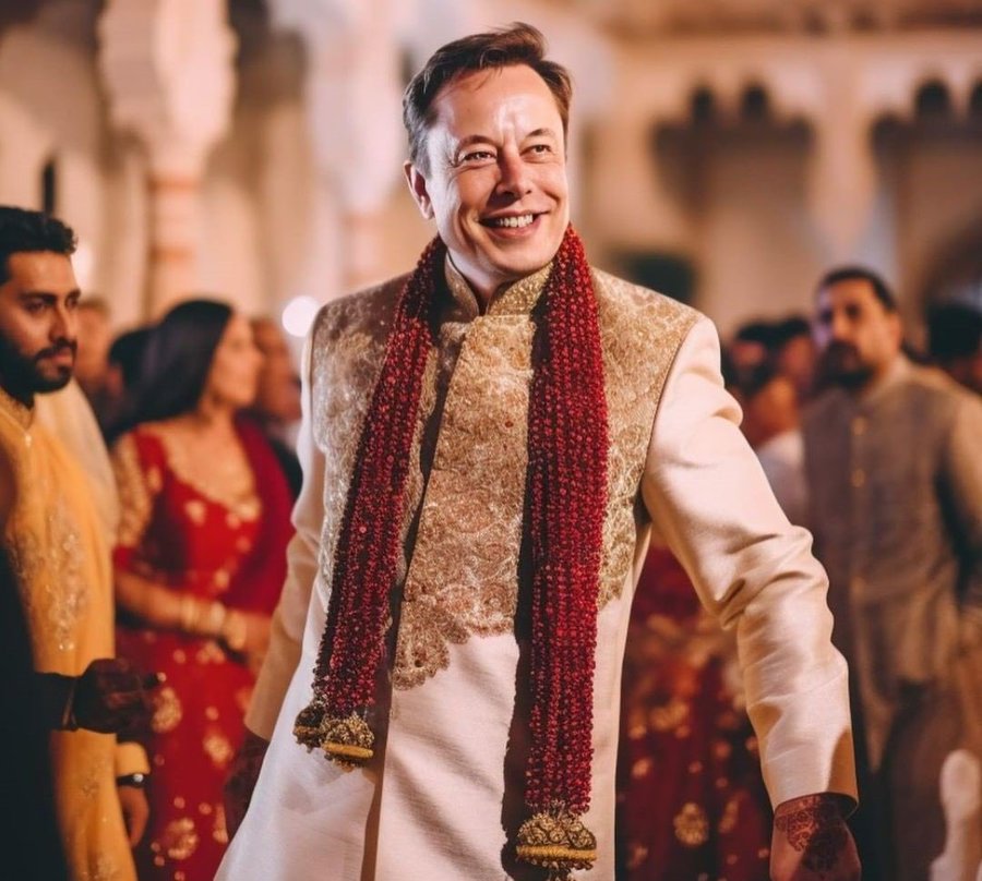 Elon Musk's 'Desi Dulha' Avatar Praised By Musk Himself