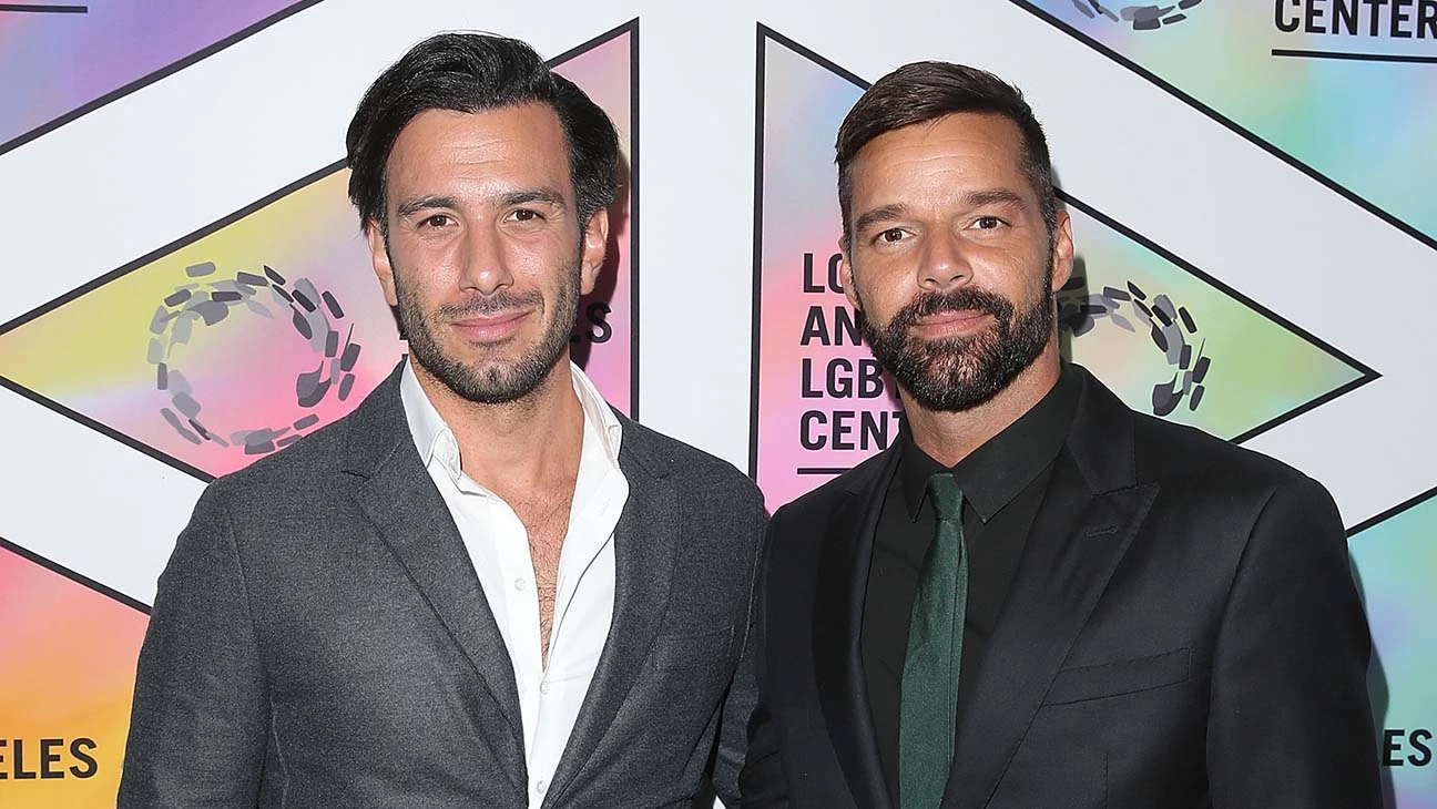 Ricky Martin and Jwan Yosef c