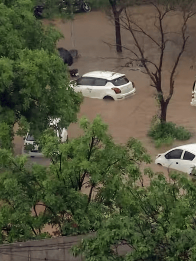 Intense Rain Spell Wreaks Havoc in Northern India – View Pics