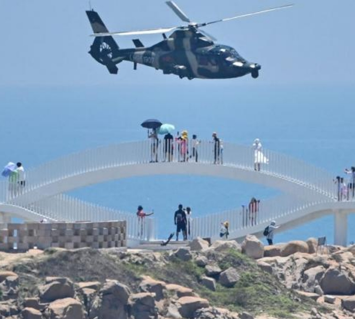 China launches military exercises around Taiwan as 'stern warning'