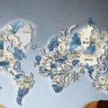 Creative Uses for a 3D LED Colored Wooden World Map