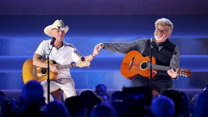 Chesney, Jackson, and Brown Salute Buffett at CMA 2023