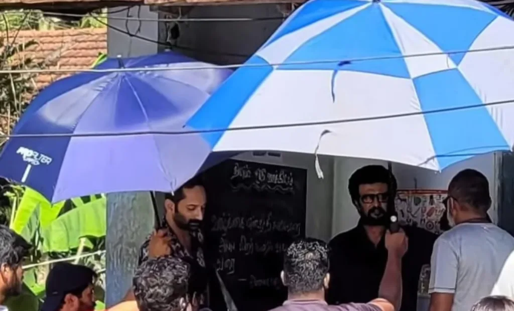 Watch: Rajinikanth and Fahadh Faasil's 'Vettaiyan' shooting video leaked