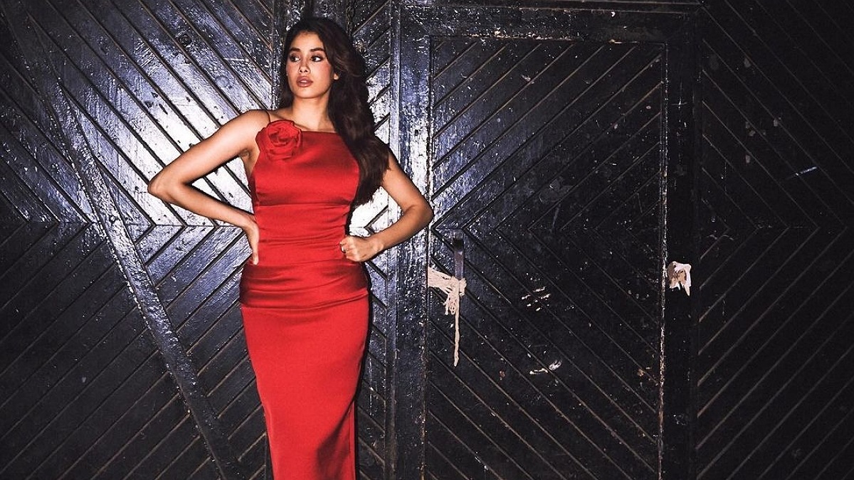 Janhvi Kapoor's Red Backless Stunner: Perfect Valentine's Date Look