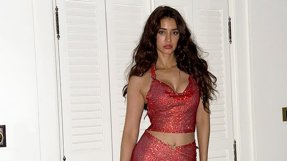 Sizzling Sensation: Disha Patani's Red-Hot Look Ignites the Internet