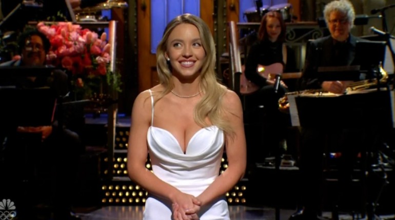 Sydney Sweeney Shuts Down Glen Powell Dating Rumors on 'SNL'