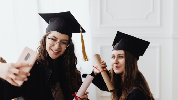 Women Wearing Academic Dress