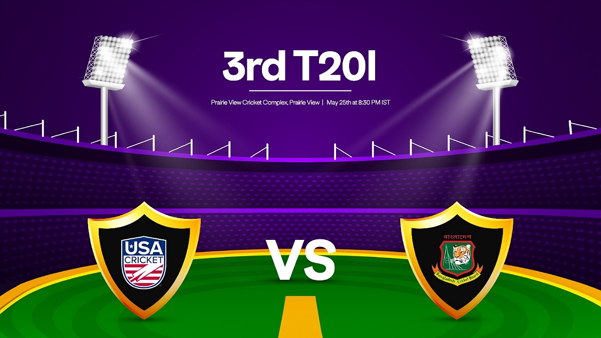 BAN vs USA 3rd T20 Live: Nagorik TV, FanCode Live Streaming Info, Score & Highlights