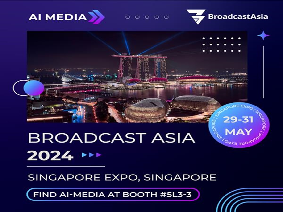 AI-Media To Unveil Next-Gen Captioning Tech at Broadcast Asia Expo 2024