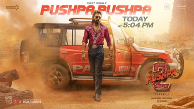 Allu Arjun’s Striking Poster for 'Pushpa 2' Unveiled Ahead of First Single Release