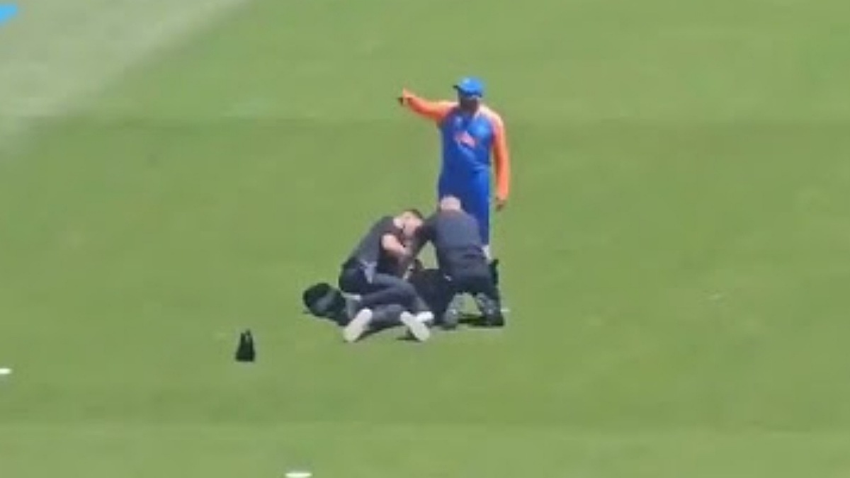 Rohit Sharma's Fan Gets Detained by Police, Cricketer Pleads for Understanding - Catch the Moment