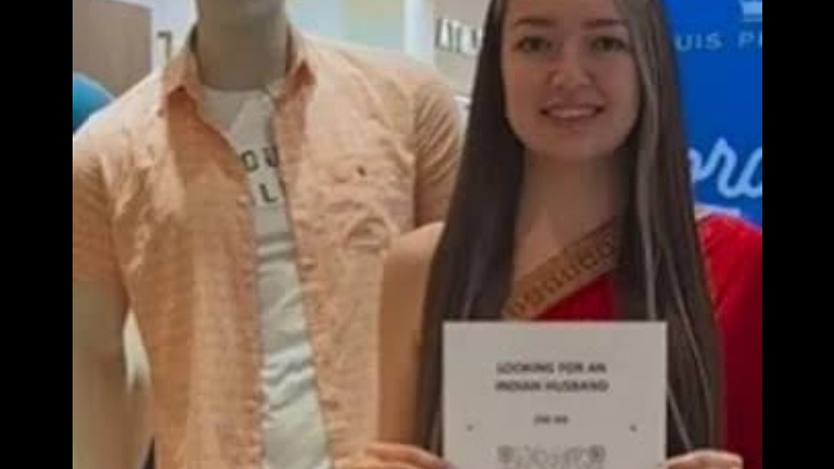 Russian Influencer's Quest for Love in India Goes Viral with QR Code Twist!