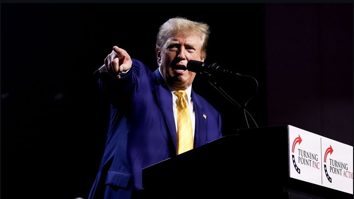 Donald Trump Mocks Biden Over Viral Video in France Amidst ‘Controlled by Evil Force’ Allegations