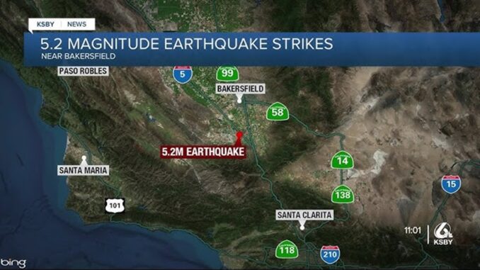 Residents React to 5.2 Quake in Kern County