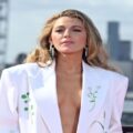 Blake Lively Dazzles in Topless Blazer Look for 'It Ends With Us' Photocall