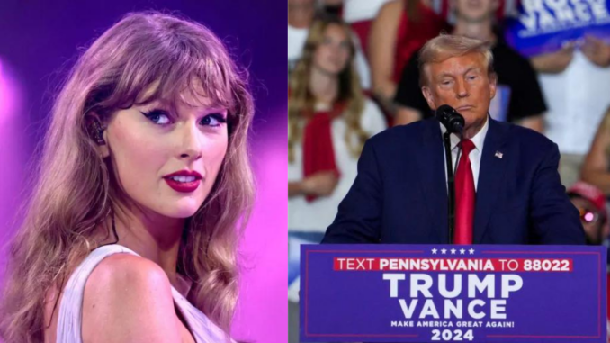 Trump shares AI-generated images of Taylor Swift fans implying endorsement