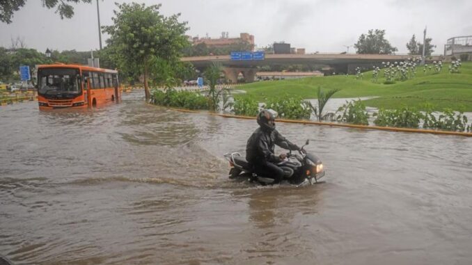 Delhi Rain Live: Heavy Rain Causes Havoc, Schools Shut