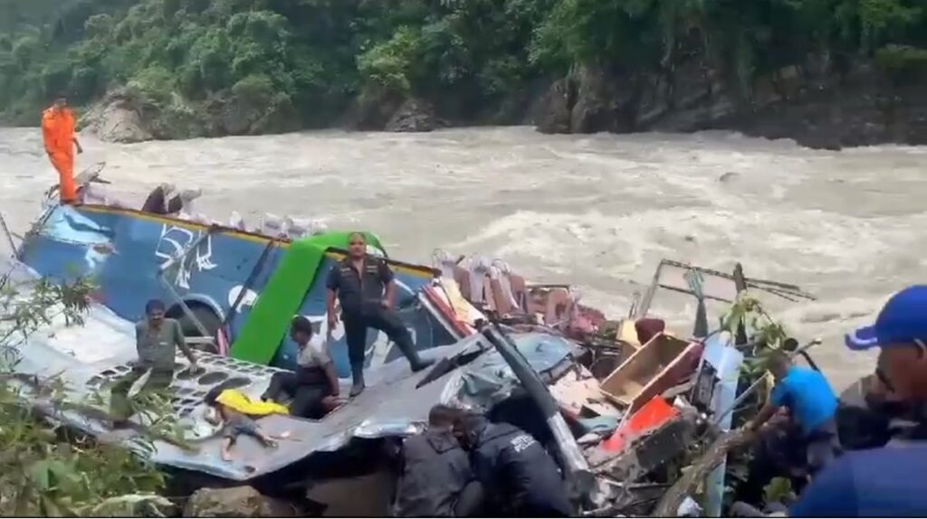 Nepal Bus Tragedy: 14 Dead After Indian Passenger Bus Plunges into River