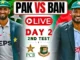 pak vs ban 2nd odi live