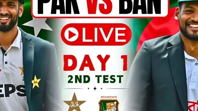 pak vs ban 2nd odi live