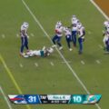 Dolphins’ Quarterback Tua Tagovailoa Concussed in Game Against Bill