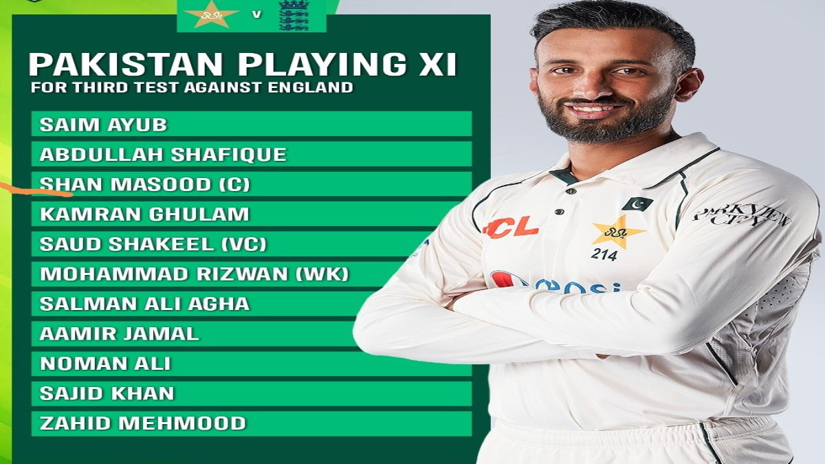 Pakistan's Playing XI