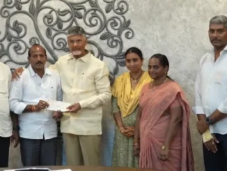 ndhra Pradesh CM Acknowledges TDP’s ₹30.85 Lakh Donation for Flood Victims