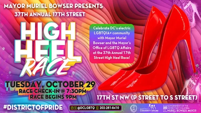 LGBTQ Community Shines at Annual High Heel Race in Washington, D.C.