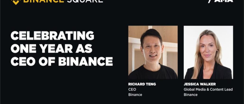 Richard Teng Reflects on First Year as Binance CEO in Upcoming AMA