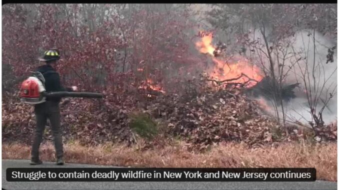 New Jersey Wildfire Threatens Historic Revolutionary War Village