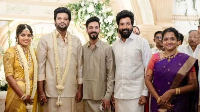 Sivakarthikeyan and Anirudh Celebrate Aakash Baskaran's Wedding in Style